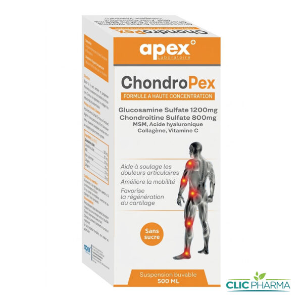 APEX CHONDROPEX SOLUTION BUVABLE SANS SUCRE 500ML