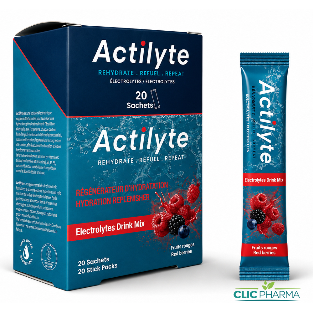 AYFEED ACTILYTE FRUITS ROUGES B 20 SACHETS