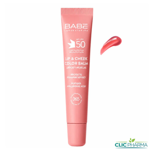 BABE LIP CHEEK COLOR ROSE SPF50 20ML