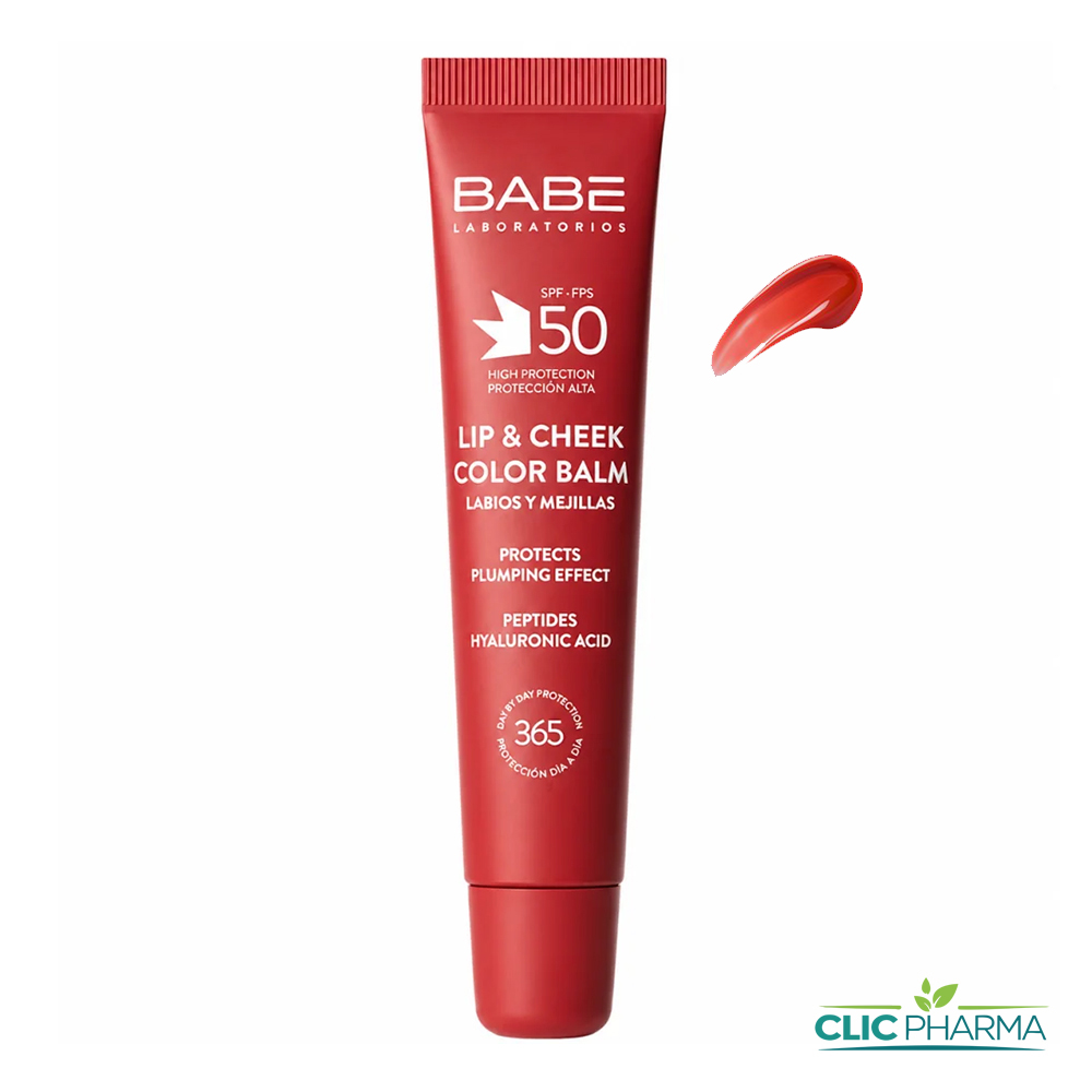BABE LIP CHEEK COLOR RED SPF50 20ML
