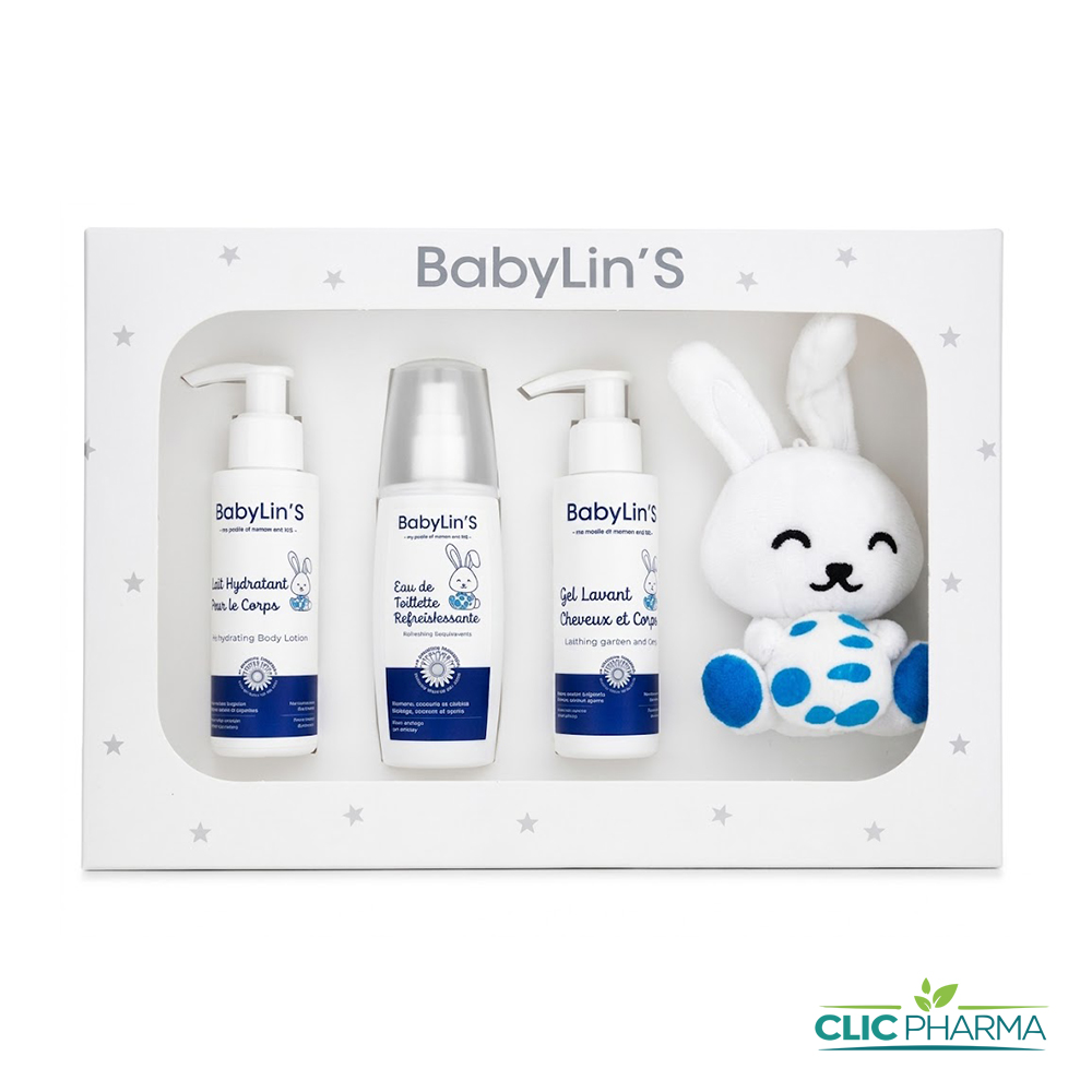 BABYLINS COFF PURE DOUCEUR(GEL LAVANT+EAU DE SENTEUR+LAIT HYDR 100ML+CADEAUX)