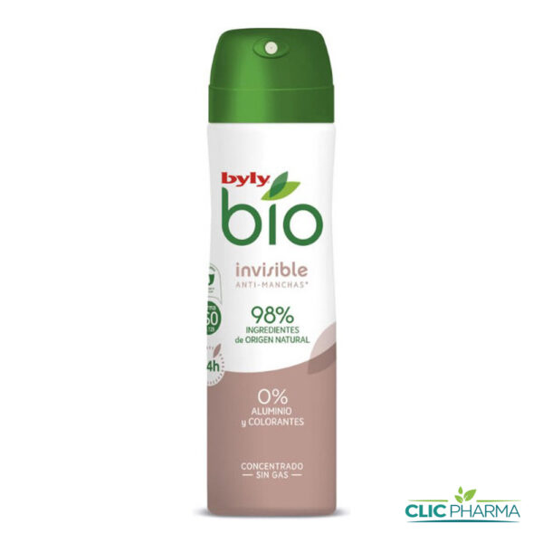 BYLY DEODORANT INVISIBLE BIO SPRAY 75ML