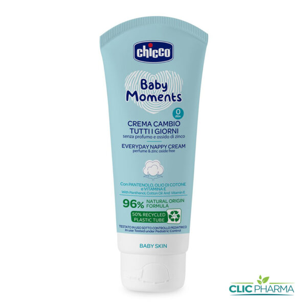 CHICCO BABY MOMENT CREME POUR LE CHANGE BEBE 0M+130GR