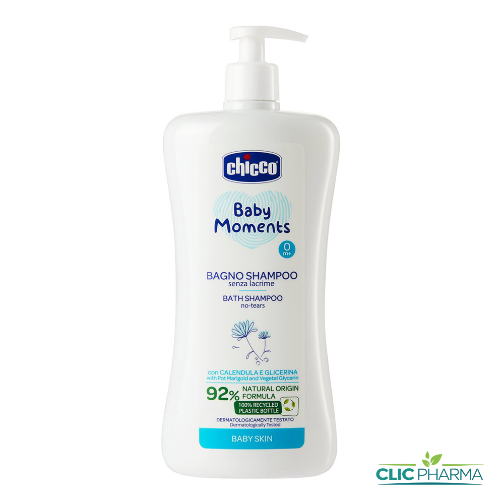 CHICCO BABY MOMENT GEL DOUCHE CHEV ET CORPS 750ML