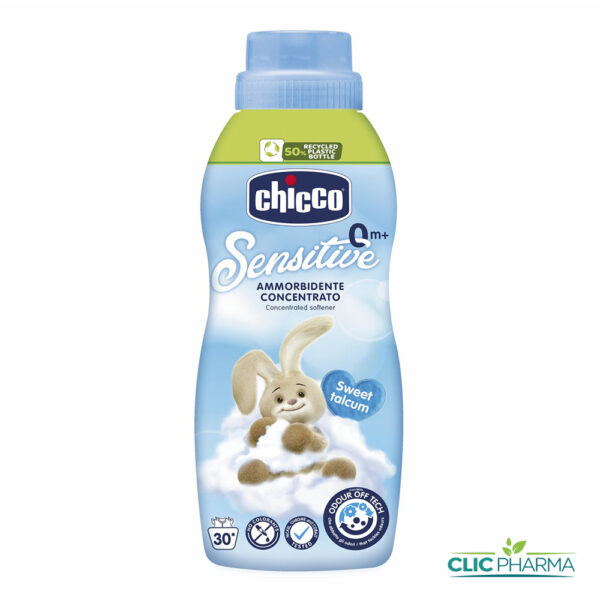 CHICCO LIQUIDE ADOUCISSANT VETEMENTS TALCUM 0M+ BLEU 750ML