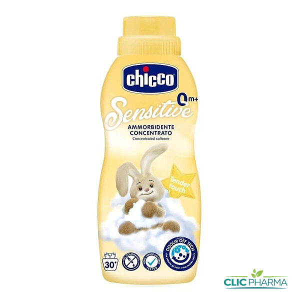 CHICCO LIQUIDE ADOUCISSANT VETEMENTS TALCUM 0M+ JAUNE 750ML