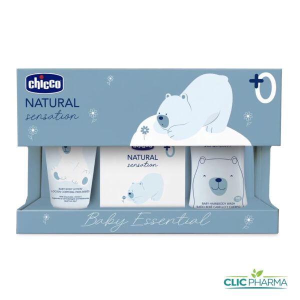 CHICCO NATURAL SENSATION COFFRET DE 3 COSMETIQUE 0M+