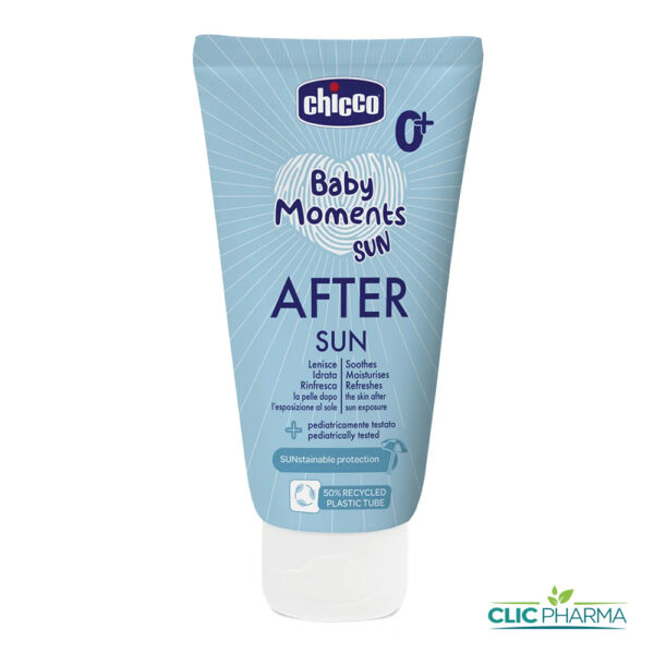 CHICCO BABY MOMENTS LAIT APRES SOLEIL 0M+ 150ML
