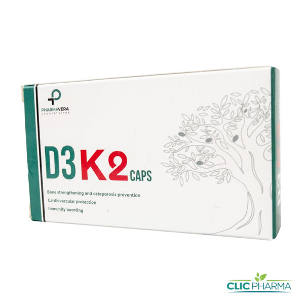 PHARMAVERA D3K2 (30 CAPSULES)