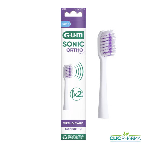GUM RECHARGES BROSSE SONIC ORTHO (REF: 4112)