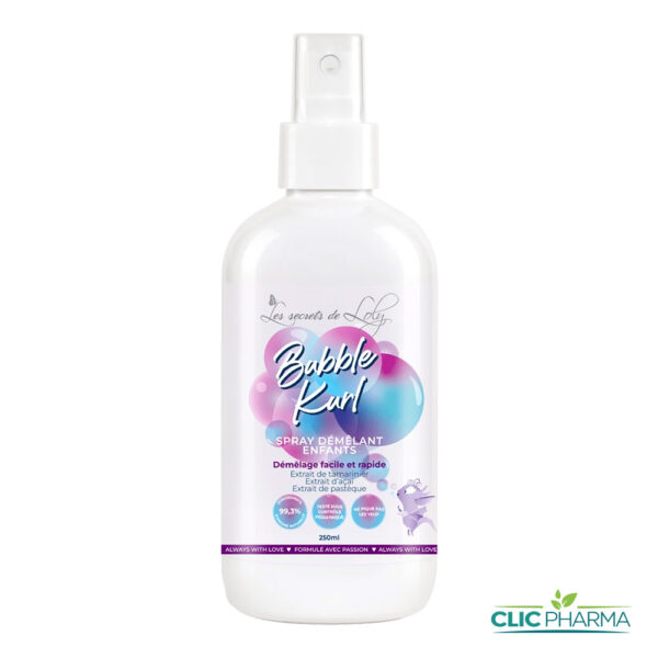 LES SECRET DE LOLY BUBBLE KURL SPRAY DEMELANT ENFANT 250ML