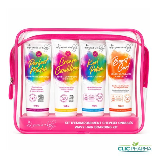 LES SECRETS DE LOLY TROUSSE DE VOYAGE CHEVEUX ONDULES
