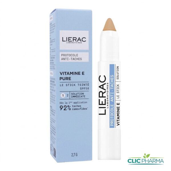 LIERAC STICK ANTI TACHES TEINTE VITAMINE E PURE SPF50 2.7GR