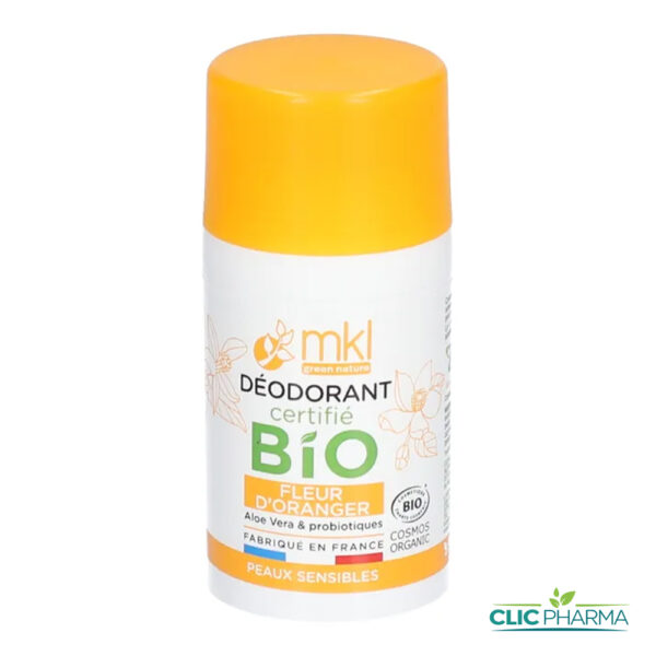 MKL DEODORANT BIO FLEUR D'ORANGER ROLL-ON 50ML