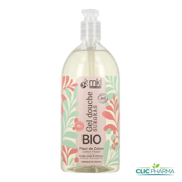 MKL GEL DOUCHE BIO FLEUR DE COTON 1L