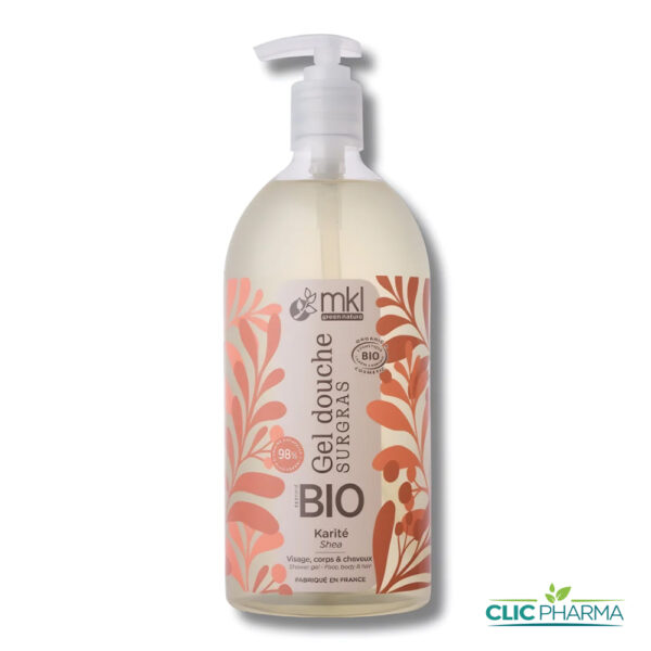 MKL GEL DOUCHE BIO KARITE 1L