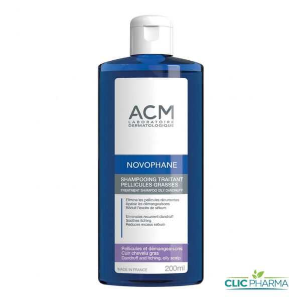 ACM NOVOPHANE DS SHAMPOING PELLICULES GRASSES 200ML