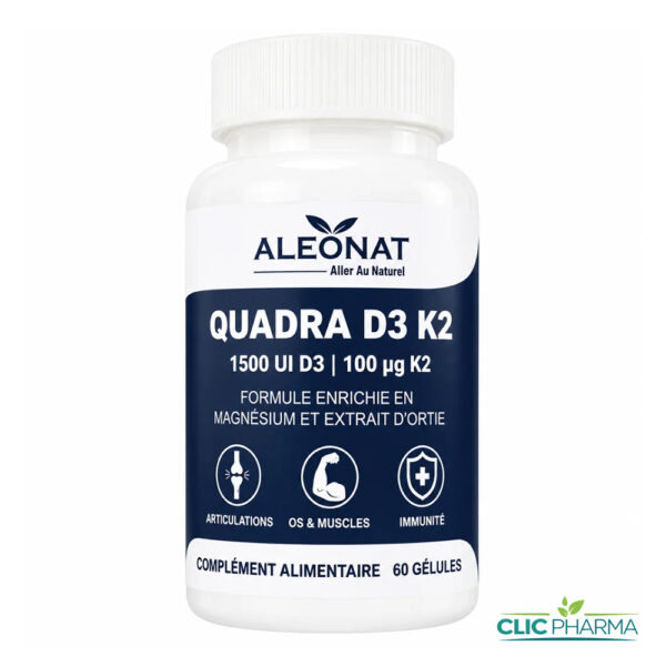 QUADRA D3 K2 (60 GELULES)