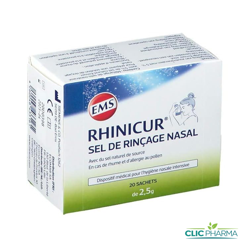 RHINICUR SEL DE RINCAGE NASAL AD