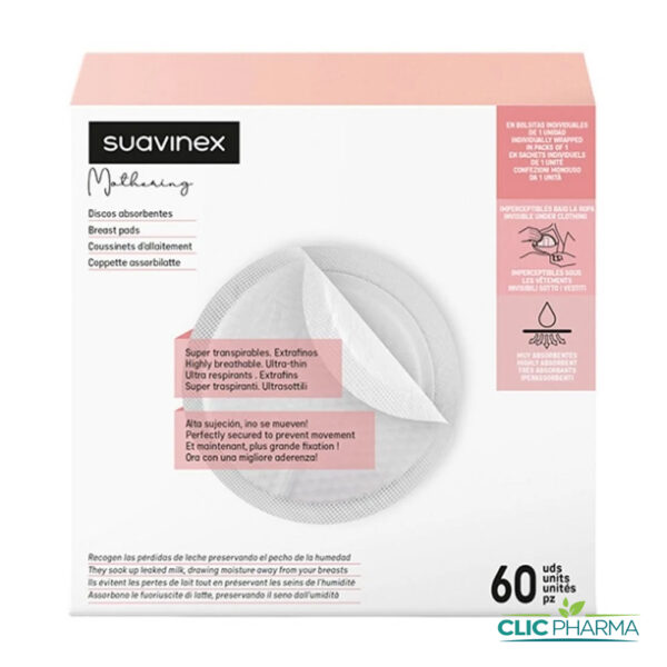 SUAVINEX COUSSINETS ALLAITEMENT (BOITE DE 60)