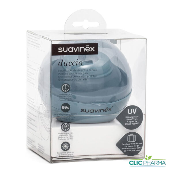 SUAVINEX STERILISATEUR DE SUCETTE BLEU