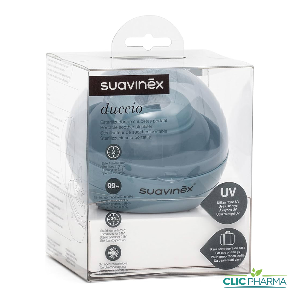 SUAVINEX STERILISATEUR DE SUCETTE BLEU