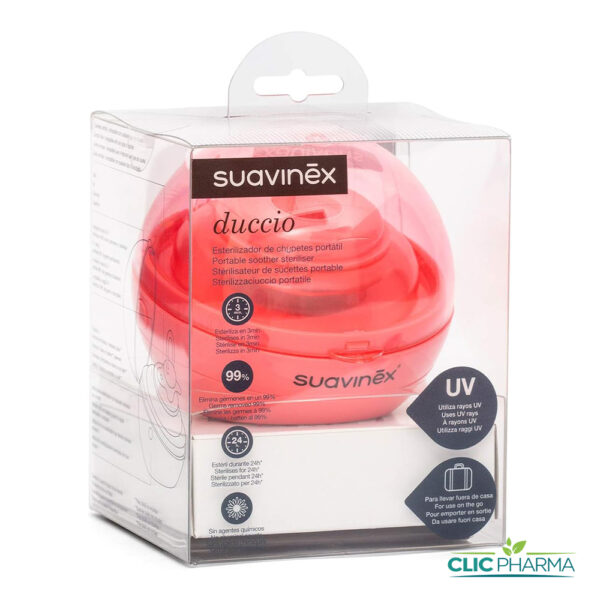 SUAVINEX STERILISATEUR DE SUCETTE ROSE