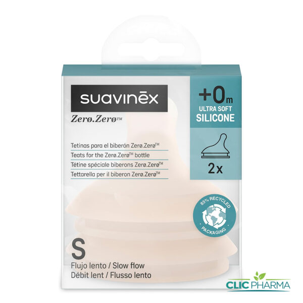 SUAVINEX ZERO ZERO 2 TETINE ANTI COLIQUE (S) +0MOIS TONE FAIR