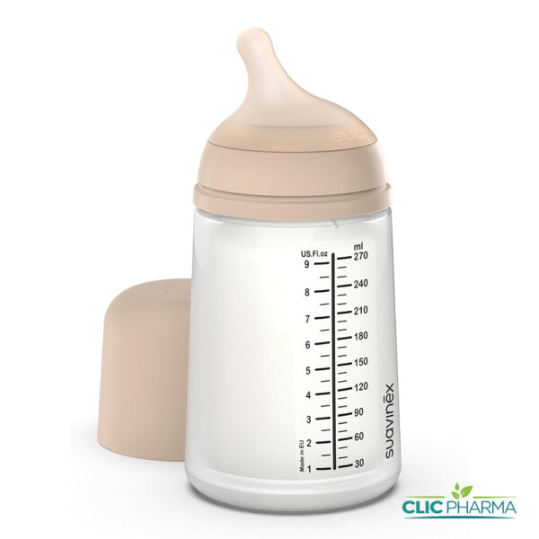 SUAVINEX ZERO ZERO BIBIBERON ANTI COLIQUE (M) +3MOIS 270ML TONE LIGHT