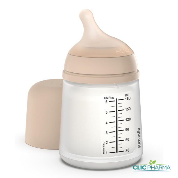 SUAVINEX ZERO ZERO BIBIBERON ANTI COLIQUE (S) +0MOIS 180ML TONE LIGHT