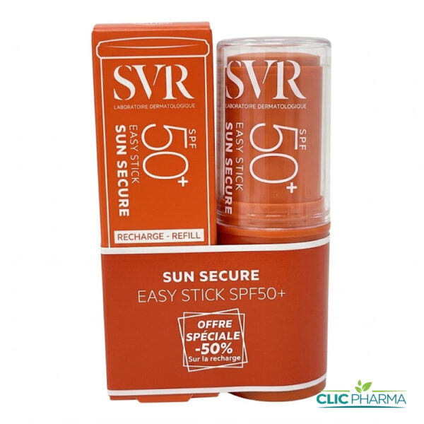 SVR SUN SECURE EASY STICK SPF50+ (2EME -50%)
