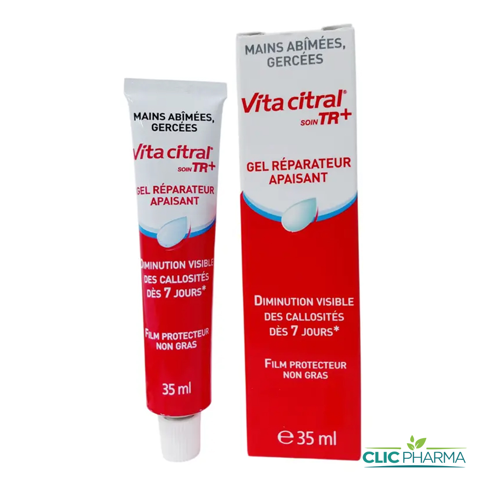VITA CITRAL SOIN TR+ GEL REPARATEUR MAINS APAISANT 35ML
