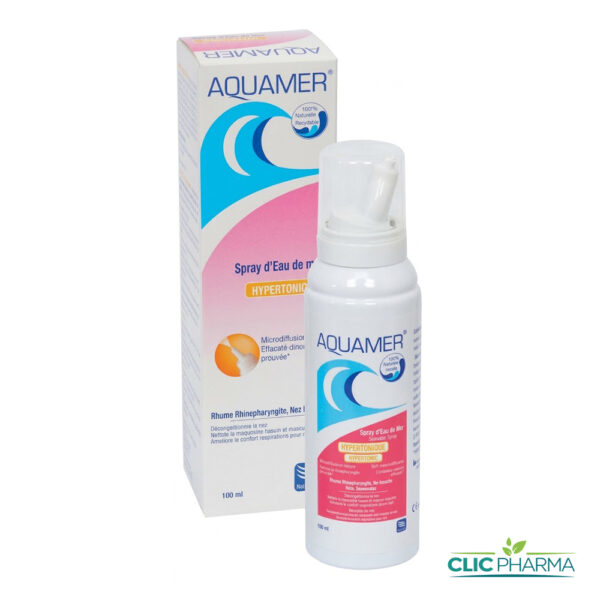 AQUAMER BABY SPRAY NASAL HYPERTONIQUE 100ML