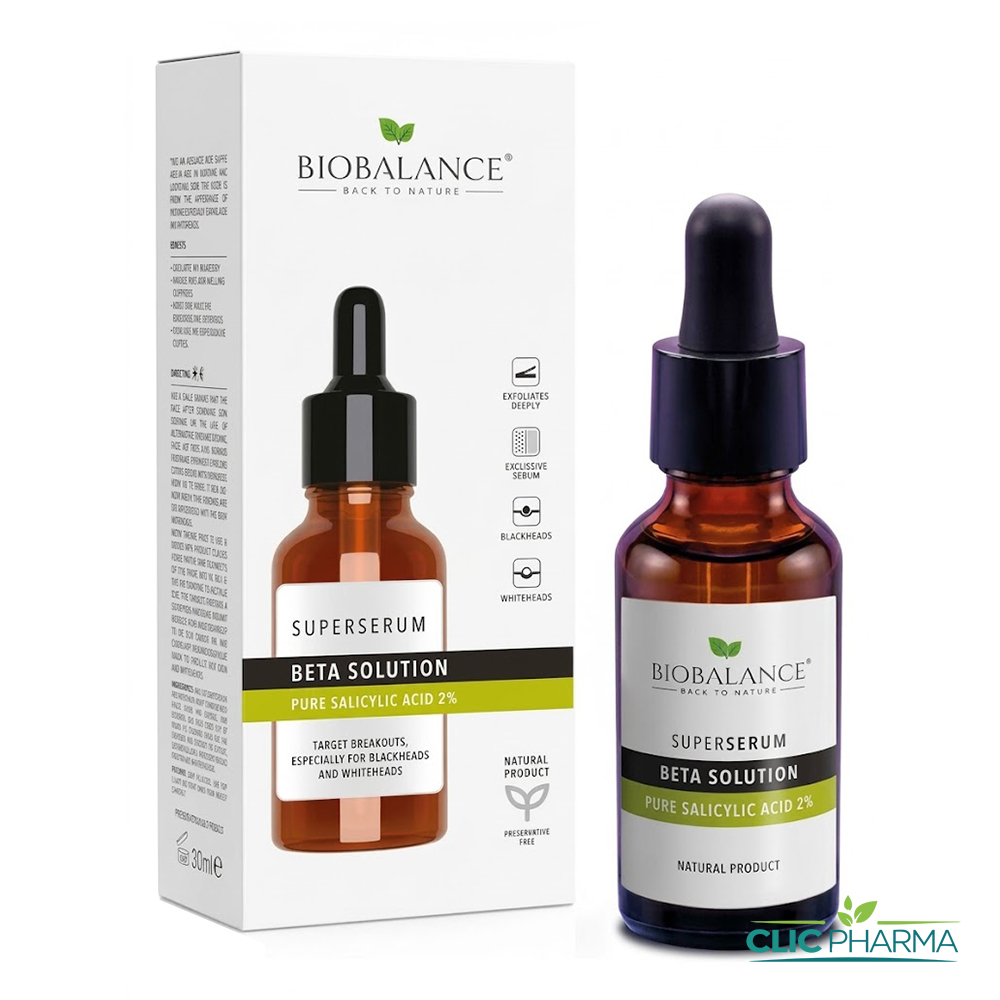 BIOBALANCE SUPER SERUM BETA SOLUTION ACID SALICYLIC 2% 30ML