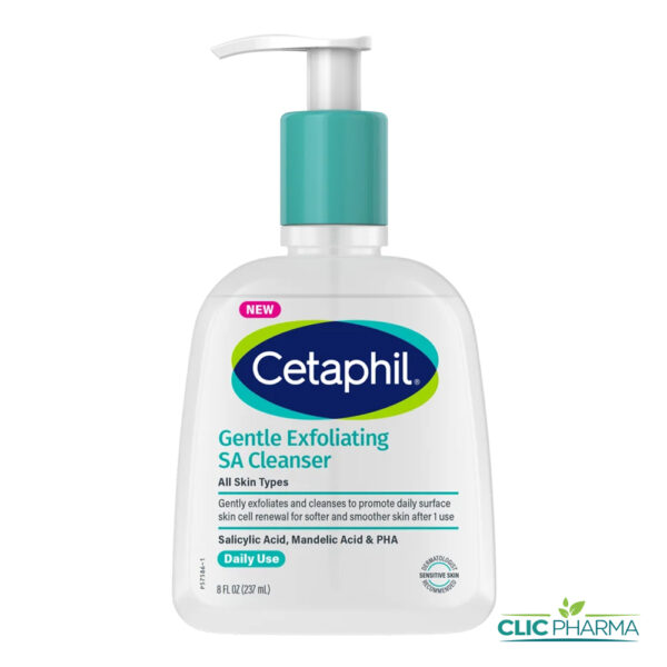 CETAPHIL GENTLE GEL NETTOYANT EXFOLIANT MOUSSANT 236ML