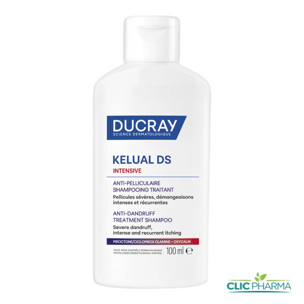 DUCRAY KELUAL DS SHAMPOING INTENSIVE ANTIPELLICULAIRE 100ML