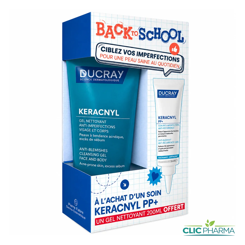 DUCRAY KERACNYL PP+30ML+KERACNYL GEL NETT200ML OFFERT