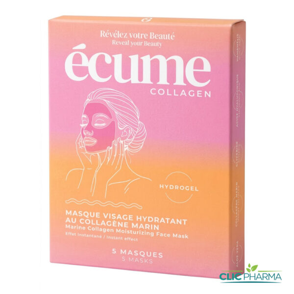 ECUME COLLAGEN MASQUE VISAGE (BOITE DE 5 PIECES)