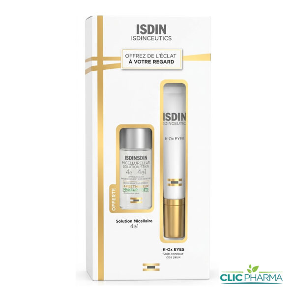 ISDIN COFFRET K-OX EYES CREAM 15G + EAU MICELAIRE 30ML OFFERT