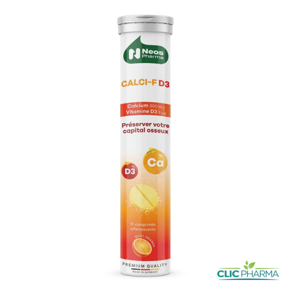 NEOS PHARMA CALCI-F D3 (15 COMPRIMES EFFERVESCENTS)