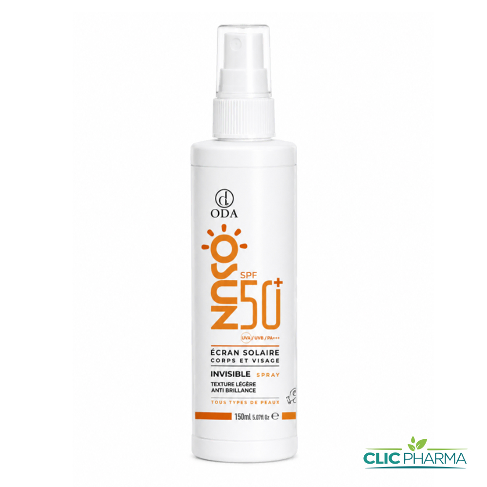 ODA OUSN ECRAN SOLAIRE SPRAY CORPS ET VISAGE SPF50+ 150ML