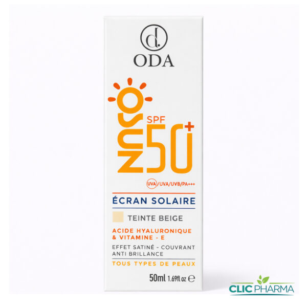 ODA OSUN ECRAN SOLAIRE TEINTE BEIGE SPF50+ 50ML