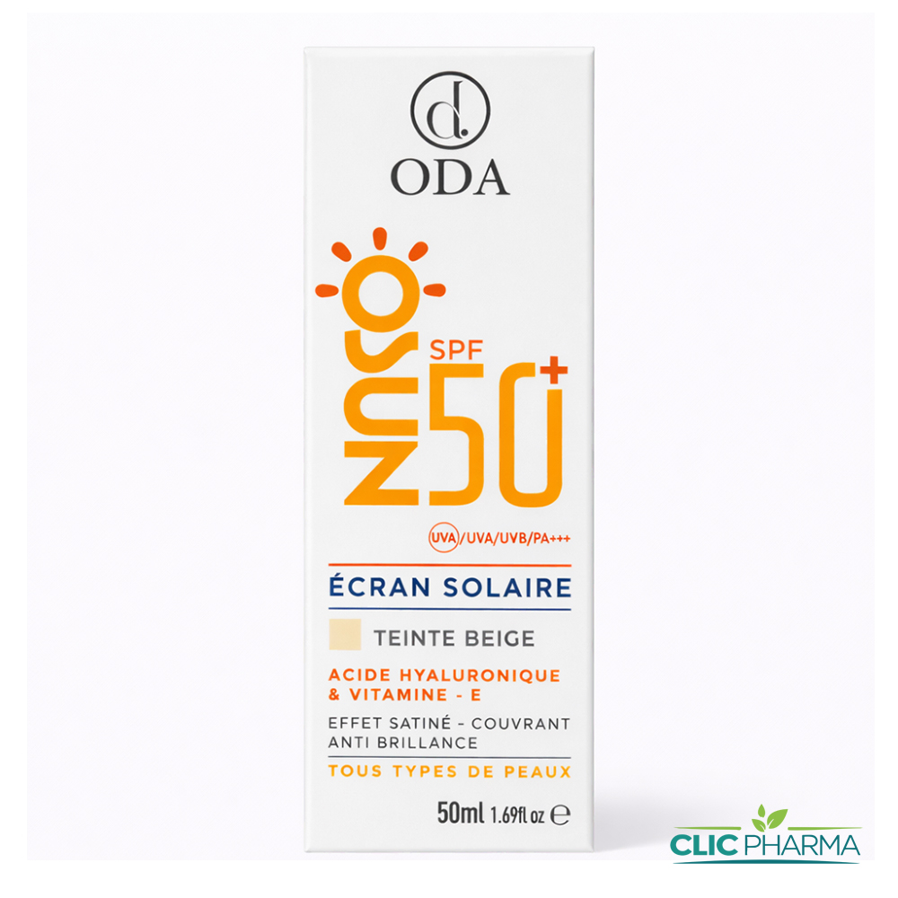 ODA OUSN ECRAN SOLAIRE TEINTE BEIGE SPF50+ 50ML