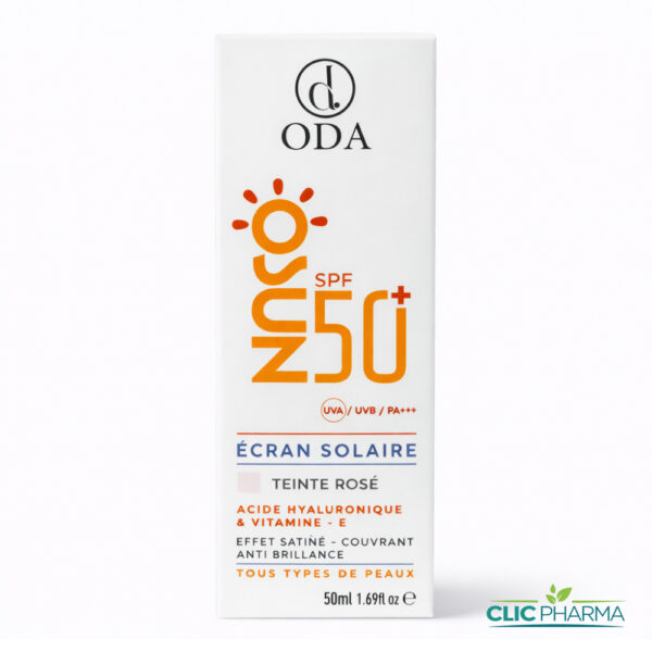 ODA OSUN ECRAN SOLAIRE TEINTE ROSE SPF50+ 50ML