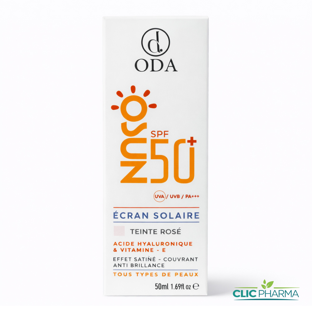 ODA OUSN ECRAN SOLAIRE TEINTE ROSE SPF50+ 50ML