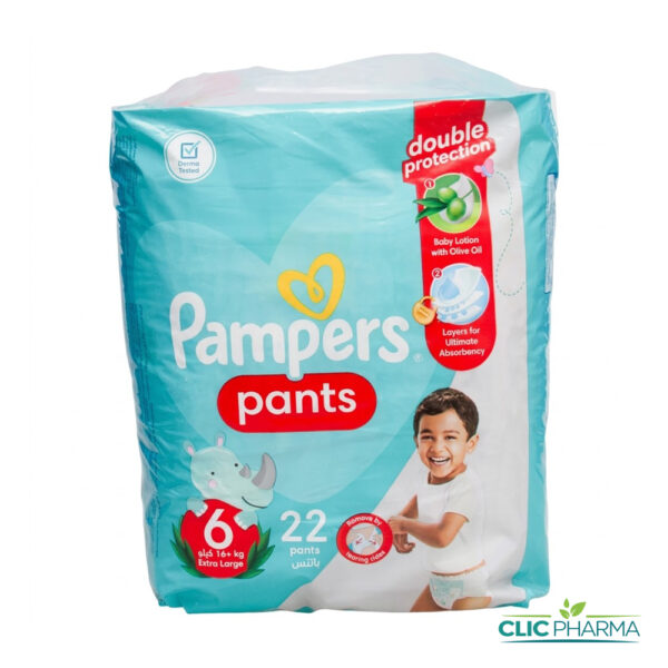 PAMPERS PANTS BABY TAILLE 6 16+ KG (24 PIECES)