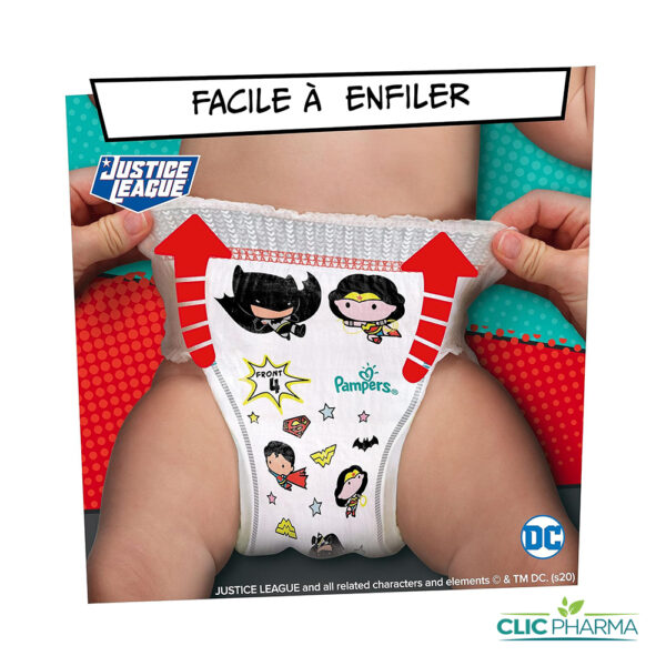 PAMPERS PANTS SUPER HERO TAILLE 5 12-18KG (22 PIECES)