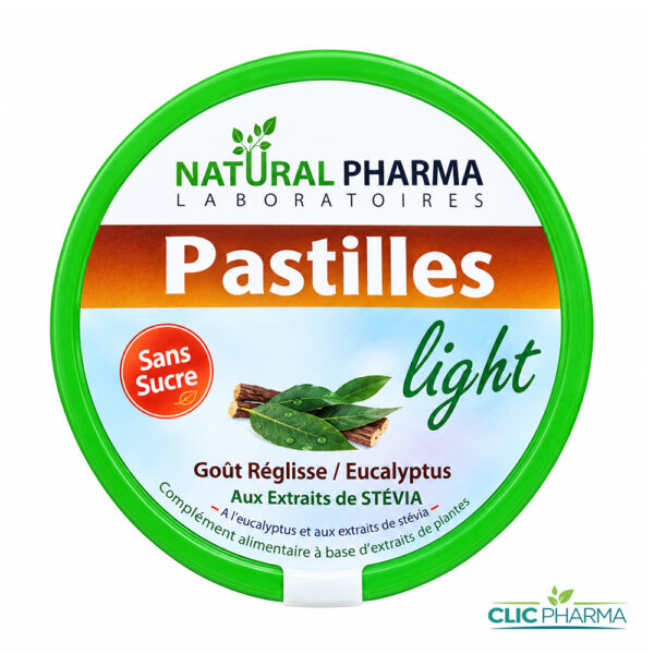 NATURAL PHARMA PASTILLES LIGHT GOUT REGLISSE EUCALYPTUS
