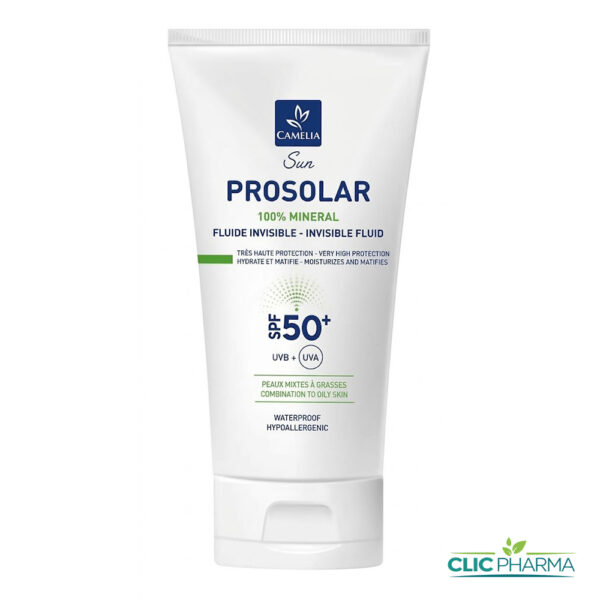 PROSOLAR ECRAN 100% MINERAL FLUIDE INVISIBLE SPF50+ 50ML